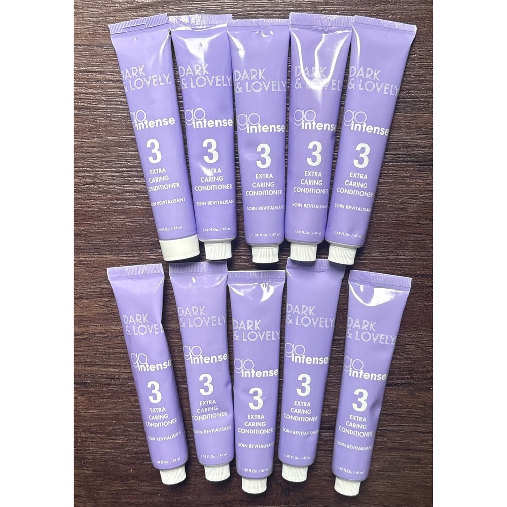 10PK Dark & Lovely Go Intense Extra Caring Conditioner ~ Step 3 ~ 47 mL EA ~ NEW